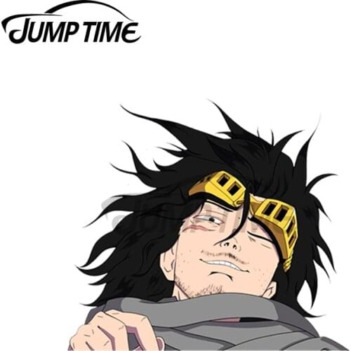 JumpTime 13 x 4.2cm For Peeker Shota Aizawa Eraser Head Vinyl Car Stickers Surfboard Waterproof Custom Printing Windshield Decal