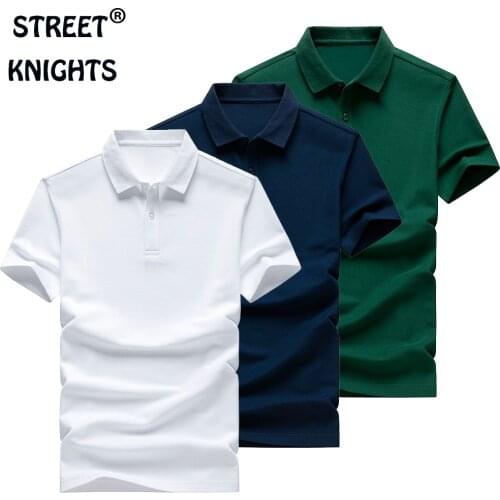 Mens Polo Shirt Hot Brand Sleeve Classic Homme Clothing Casual Cotton 2021 Plus Size Business Mens Polo Shirts Mens Clothing