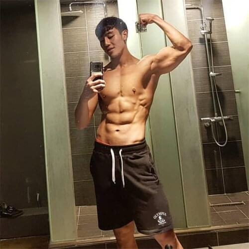 Mens Joggers Fitness Shorts Sportswear Short Pants Summer Mesh Gyms Bodybuilding Workout Male Shorts Summer Bottoms Shorts