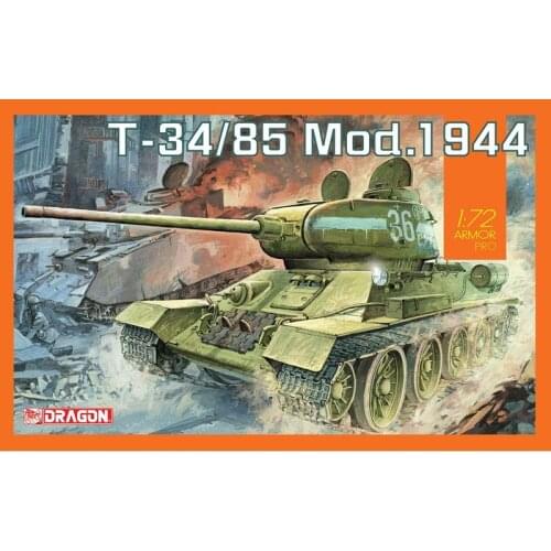DRAGON 7556 1/72 T-34/85 Mod.1944 - Scale model Kit