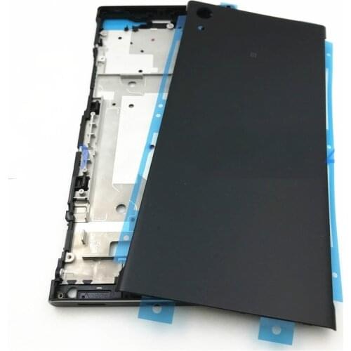 Original Full Housing Middle Front Frame Bezel Housing For Sony Xperia XA1 Ultra C7 G3221 G3212 With Battery Back Cover