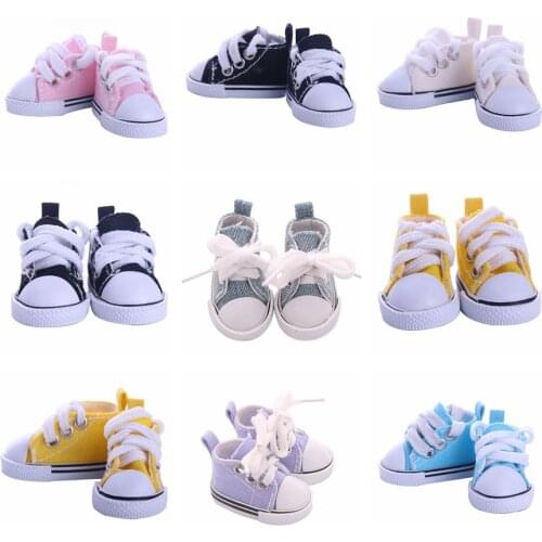 5cm Canvas Shoes For 1/6 BJD Doll Fashion Mini Shoes Doll Shoes for Russian DIY handmade doll Doll Accessories