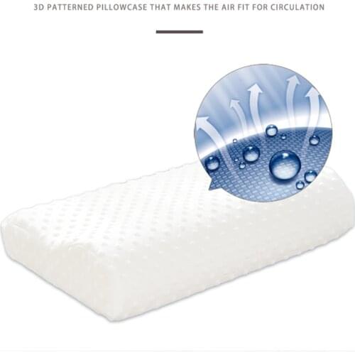 Memory Foam Pillow Ergonomic Bed Pillow Slow Rebound Pillow for Sleeping Neck Pain Relief JW