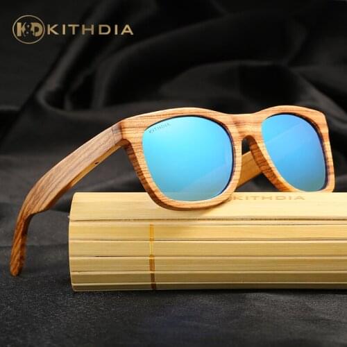 KITHDIA Polarized Wooden Sun glasses Men&Women Brand Designer glasses for driving Original Sunglasses Oculos de sol masculino