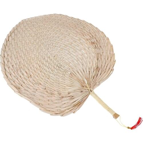 Portable Baby Mosquito Repellent Fan Summer Manual Straw Hand Fans Palm Leaf Mini Home Bamboo Dance Gift Party Wedding Supplies