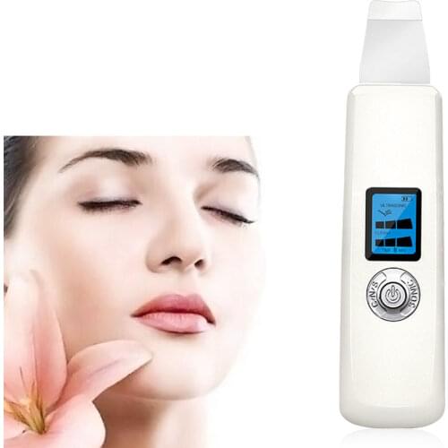Skin Scrubber EMS Rejuvenation Skin Tightening Ultrasonic Vibration Deep Face Cleaning Peeling Facial Cavitation Peeling