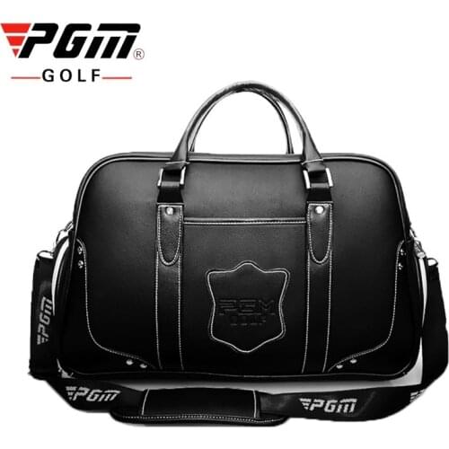 Pgm Golf Clothing Bag Waterproof Genuine Leather Golf Shoes Bags Large-Capacity Double Layer Sports Handbag Packages D0075