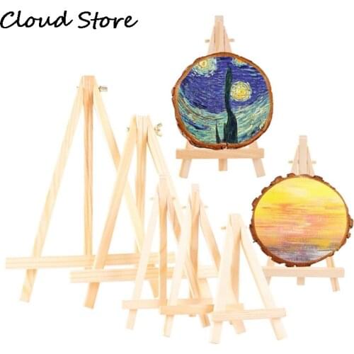 1pcs Wooden Mini Artist Easel Wood Wedding Table Card Stand Display Holder For Party Decoration