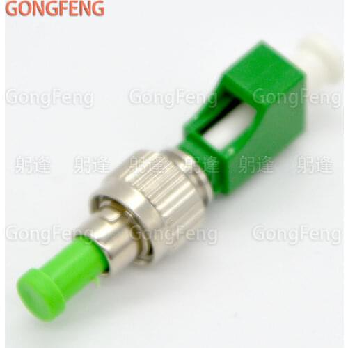 1PCS NEW Single Mode Optical Fiber Adapter Connector FC/APC-LC/APC Round to Small Square Coupler Flange For Optical Power Meter