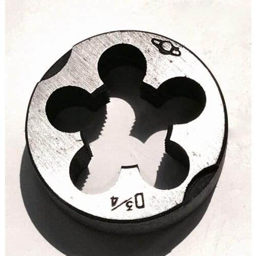 Free shipping 1PC American standard Die UN/UNC/UNS/UNF/UNEF standard 3/4"-10-12-14-16-18-20-24-27-28-32-36 manual threading work