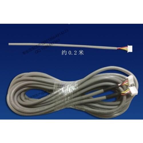 10PCS duct type air conditioner multiple on-line Drive-by-wire hand operator 4 Core connecting line signal line red buckle plug