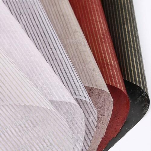 20pcs stripe shape Flower Wrapping Tissue Paper Florist Gift Wrapping Papers Ribbons Material Waterproof Bouquet Wrapping