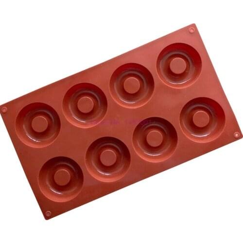 50pcs 8\18 Cavity Silicone Mini Donuts cake Mold Chocolate Biscuit Cake Doughnut Mould Home Baking Dessert Kitchen tools