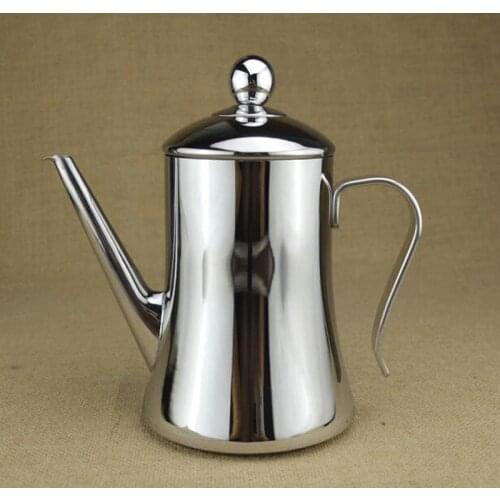 1.5L Big Capacity Oil Can Europe Style Oil Kettle 304 Stainless Steel High Grade Vinegar Bottle Oil Bottle Free Shipping