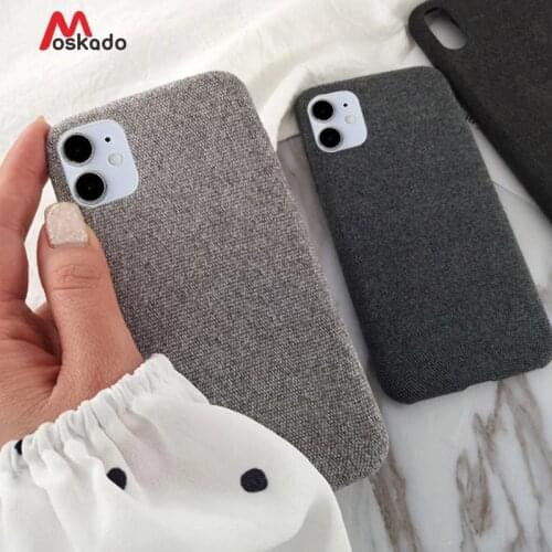 Lovebay Plush Fabrics Phone Case For iPhone 11 12 Pro X XS Max XR 8 7 6s Plus SE2020 Warm Fashion Soft PU Ultra thin Back Cover