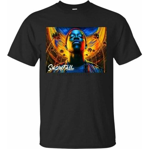Snowfall Franklin Adult Short Sleeve Black T Shirt S 5Xl