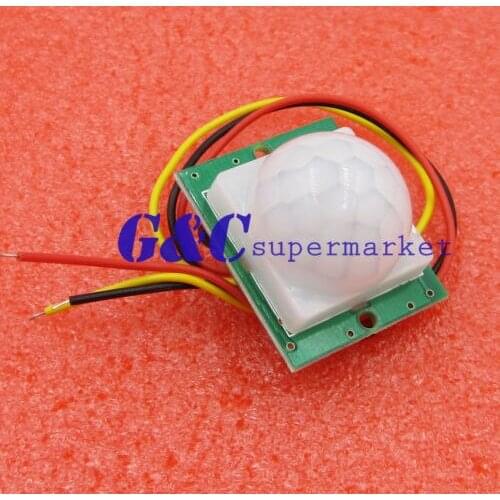 DC 12V PIR IR Infrared Pyroelectric IR PIR Motion Sensor Detector Module top diy electronics