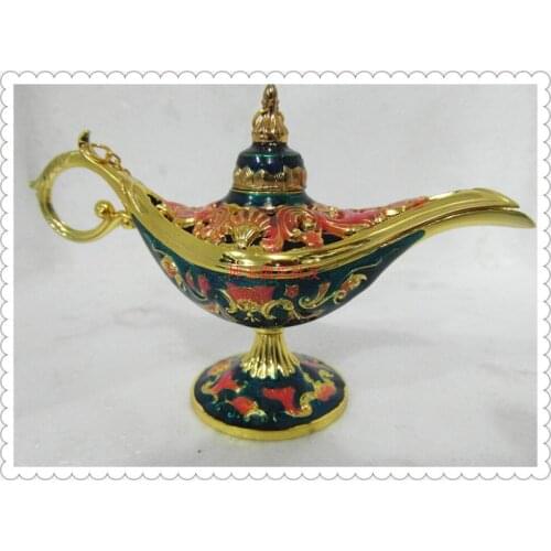Statue decoration factory outlets Fairy Gift Decorative Handmade Blue lamp Festival auspicious wishes Phnom Penh tea Pot