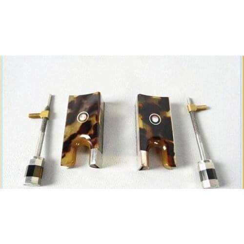 4/4 size violin bow parts silver mounted special material one piece