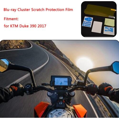 For KTM Duke 390 DUKE 2017 Instrument Dashboard Cluster Scratch Protection Film Screen Protector Blue Light Blu-ray
