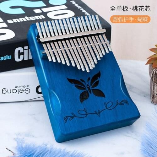Kalimba 17 key Thumb Piano High Quality Wood Mahogany Mbira Body Musical Instruments Africa Kalimba Piano with Accessories
