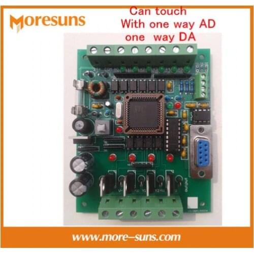 Fast Free Ship PLC industrial control board 51 MCU control board transistor output FX1N FX2N 10MR AD DA PLC Board