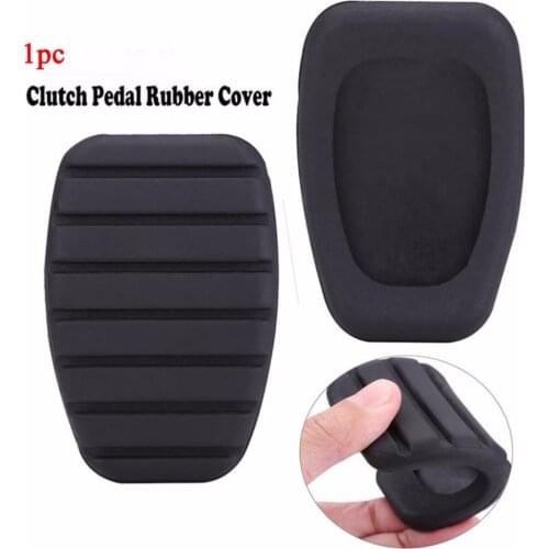 1pc Car Clutch and Brake Pedal Rubber Pad Cover For Renault Megane Laguna Clio Kango Scenic CCY Car-styling Accessories (Black)
