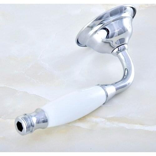 Polished Chrome Brass Telephone Shape Hand Spray Handheld Shower head / Bathroom Accessory (Standard 1/2") mhh033