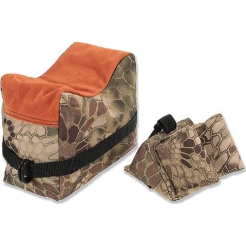 Tactical Hunting Bag Airsoft Sniper Shooting Gun Rest Bag Set Front & Rear Rifle Target Bench Unfilled Stand Support Sandbag