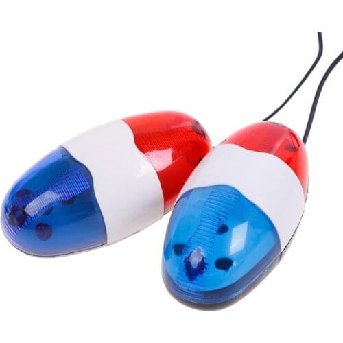 Bicycle Bell 6 LED 1/4 Tone Bicycle Horn Bike Call LED Motorcycle Police Light Electronic loud Accessories Bike Scooter