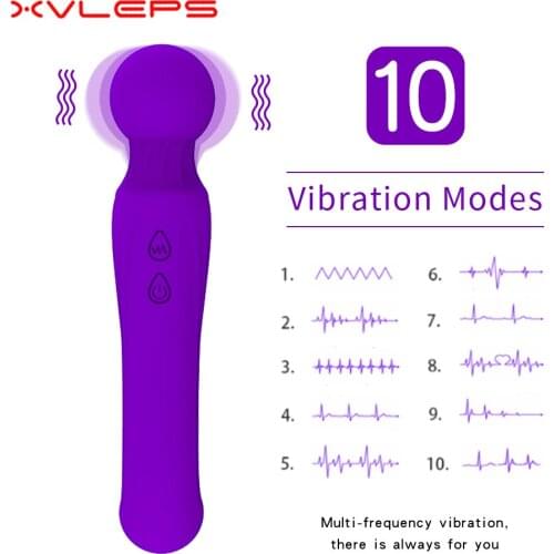 Xvleps Handheld AV Vibrators for Women Body Massager Clitoris Stimulator Adult Toys Sex Machine Couples Wand Female Masturbator