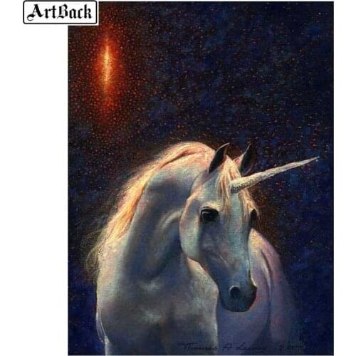 Animal 5d diamond painting unicorn pattern full square drill diamond mosaic diamond embroidery crafts sticker