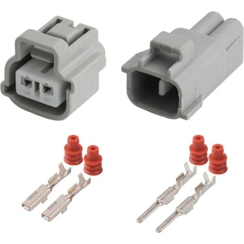 10pcs/lot 2 Pin Auto Female Harness Sumitomo Connector With Terminals And Rubber Seals