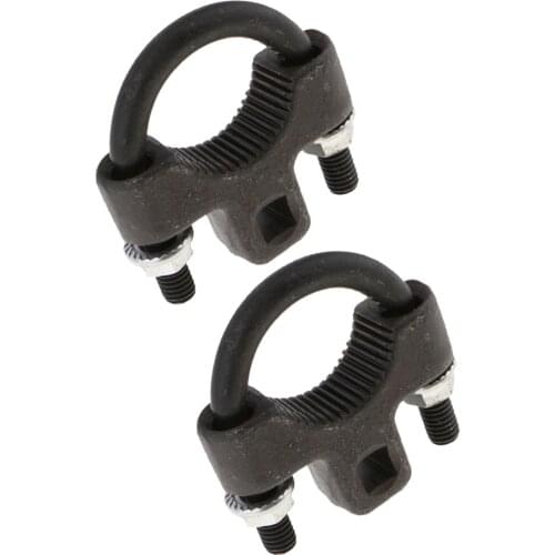 2 Pcs Metal Car Inner Tie Rod Removal Installer Tool Set Durable Car Auto Mechanics Inner Tie Rod Tools Black