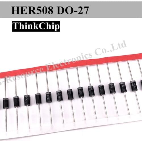 20pcs) HER508 DO-27 5A 1000V Fast Recovery Diodes