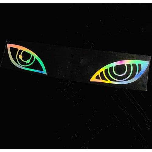 Car Styling and Decals Motorcycle Helmet Sticker for Classic Film Cartoon Pupil Surgery Kaleidoscope Reincarnation Eye