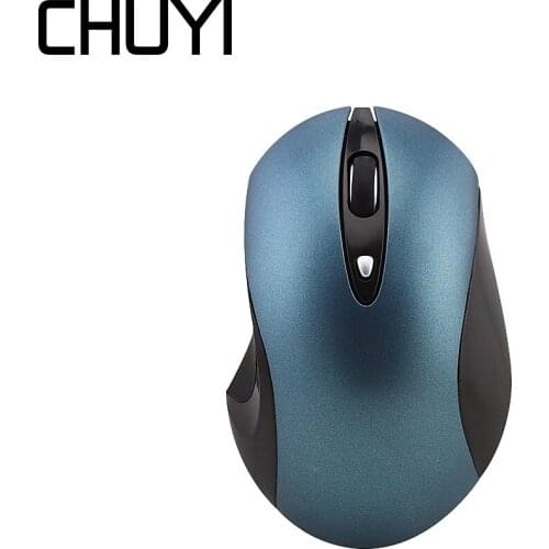 CHUYI Wireless Optical Silent Mouse 2.4Ghz Mute Mini Mause Computer Gamer 800-1200-1600DPI Mice 4Buttons For PC Laptop Desktop
