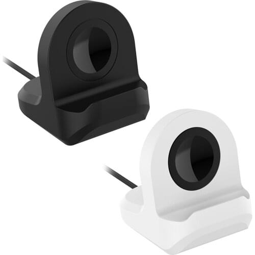 Fast Charging Silicone Smart Watch Charging Dock Holder for Samsung Galaxy Watch 3 Active 1 2 Power Cradle Stand Station