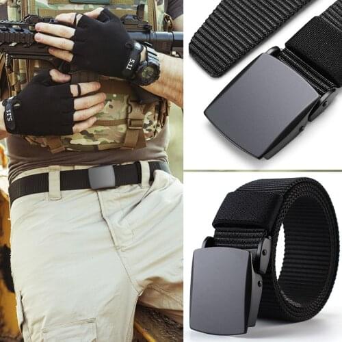 CETIRI 3.8cm Durable Nylon Tactical Belt Women Mens Military Belts Anti Allergy Army Outdoor Belt High Quality Plastic Buckle