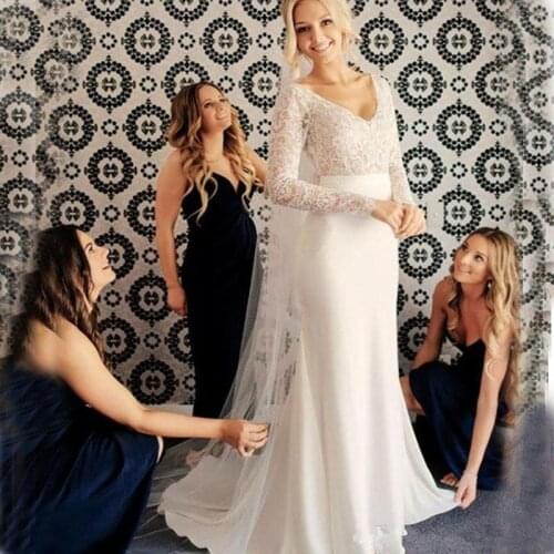 FOLOBE V-neck Wedding Dresses