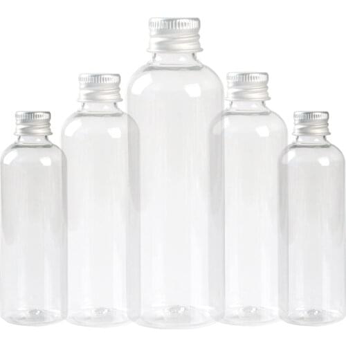20PCS 10ML 30ML 50ML 100ML Cream Lotion Cosmetic Container Travel Kits Empty Small Plastic Bottle with Screw Cap