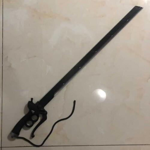 Cosplay Attack On Titan Mikasa double knife Ackerman Sword RivaMika LeviMika Movie Sword Simulation Gun Halloween prop