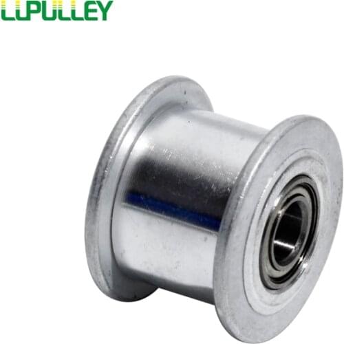 LUPULLEY 1PC XL 10T AF Type Timing Pulley XL 10Teeth Timing Pulley Without Step Bore Dia 3/4/5mm With 2 Bearings