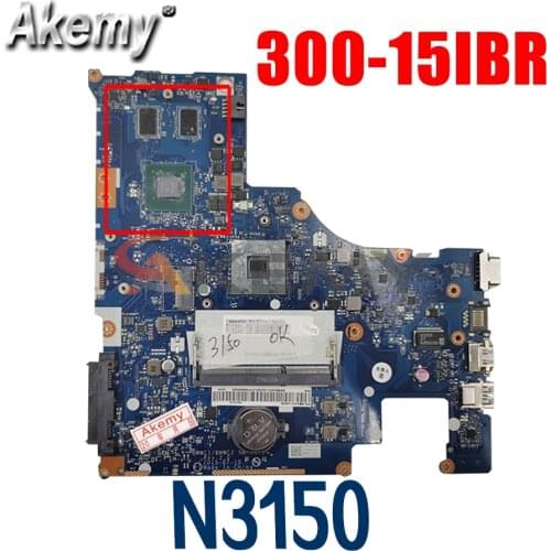 Laptop motherboard For LENOVO 300-15IBR Core SR29F Celeron N3150 NM-A471 5B20K14028 Mainboard Tested 100