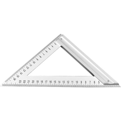 Metal 4.72in 7.09in Rafter Square, Carpenter Square Triangle Square