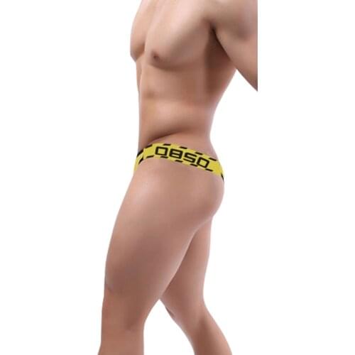 Fashion 0850 Sexy Briefs Man Gay Underwear Men Panties Low Waist Mens Jockstrap Cotton Sissy Underpants Male Comfortable BS3109