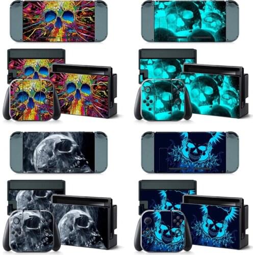 Skull design for Nintend Switch console and controller sticker For Nintend Switch Skin Sticker Vinyl Sticker