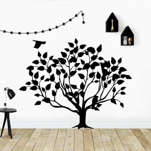 Cute Tree Home Decor Wall Stickers For Baby Kids Rooms Decor Decal Creative Stickers Bedroom Wall Stickers