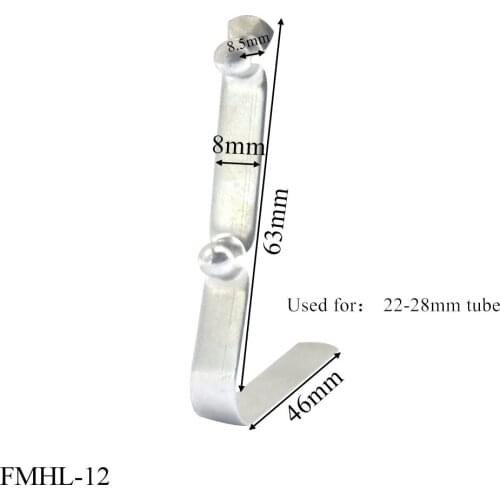 Manufacture one side with dual buttons tent pole push button spring snap clip locking tube pin