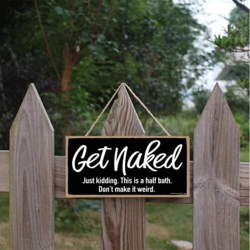 Hanging Wall Art Pendant Lasting Decorative Funny And Inappropriate Signs Decoration Durable Wooden Pendant Perfect Gift